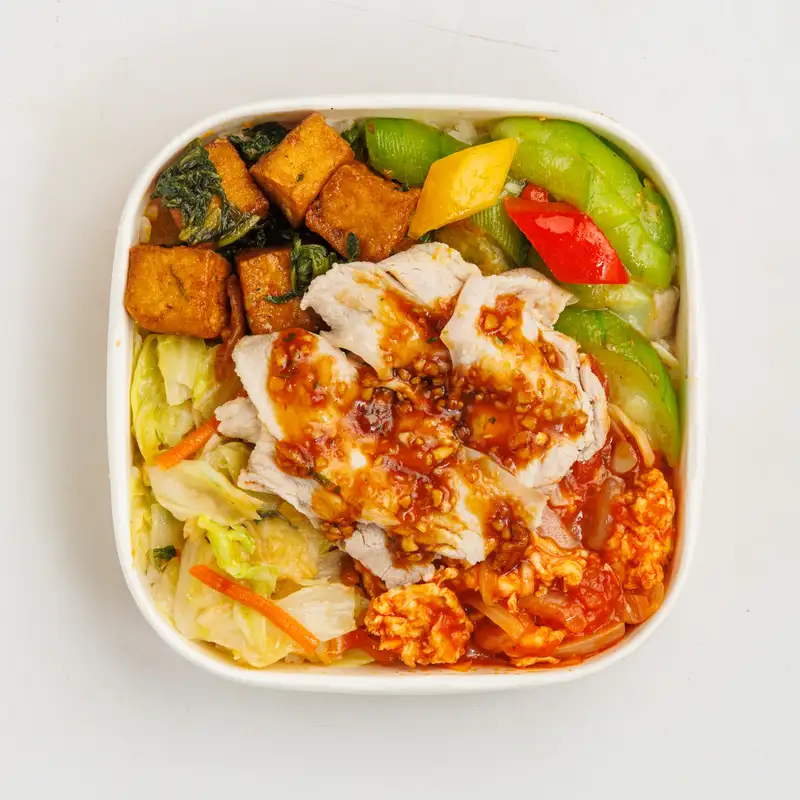 小飯桌 蒜泥白肉飯