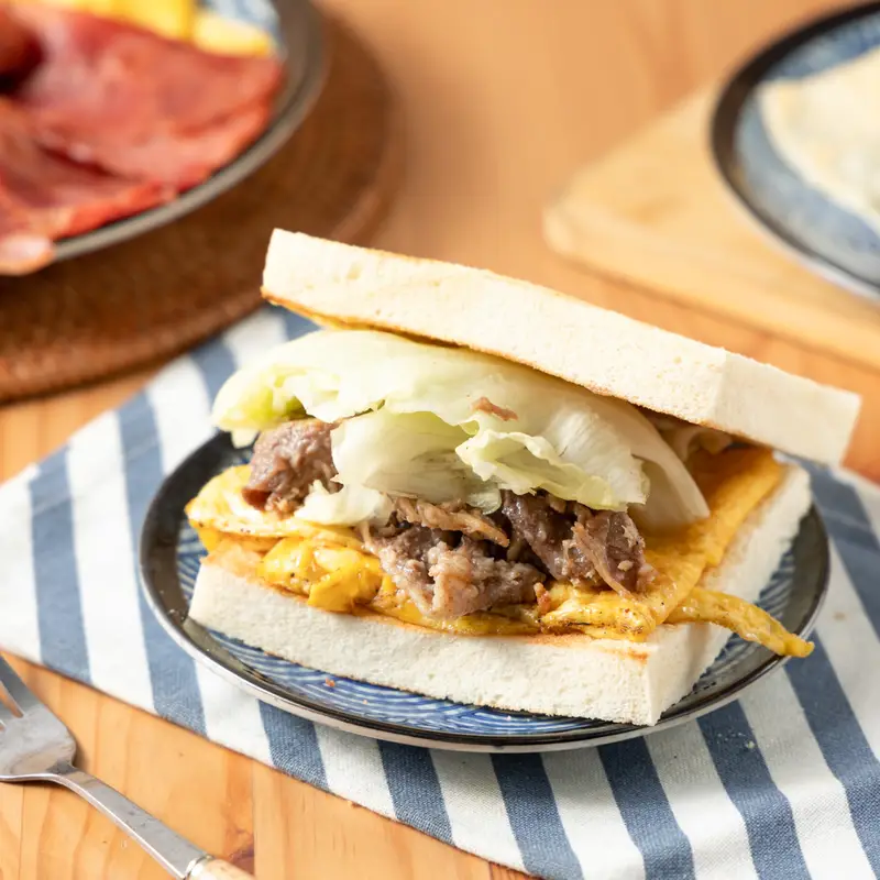 安好食 和平店 Japanese Teriyaki Beef Egg Toast