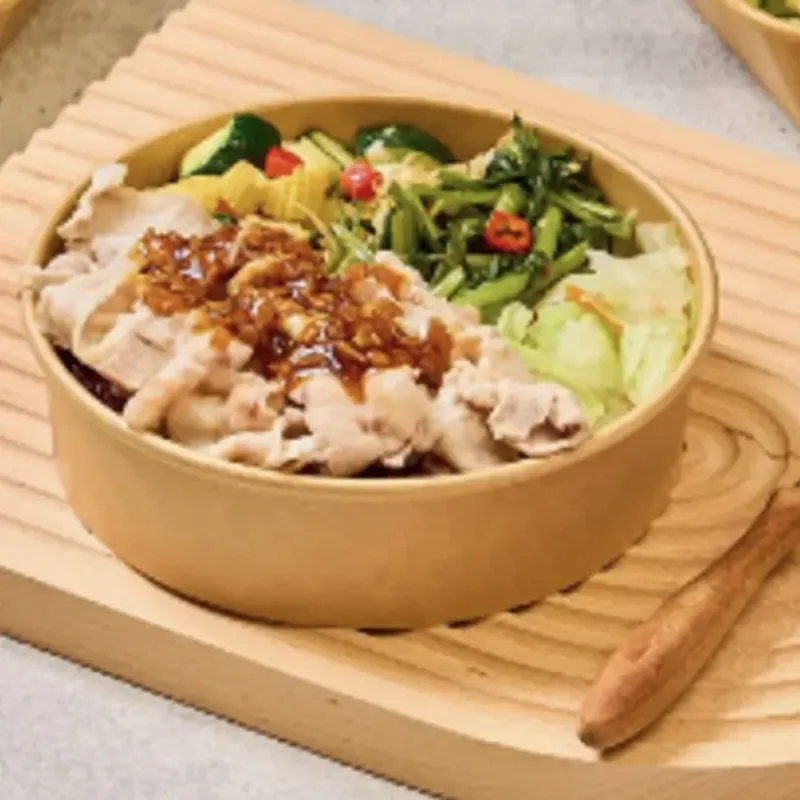 一月初健康餐盒 - 遠雄 蒜泥白肉豬