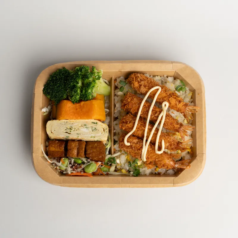 炒食代 合歡炒飯佐香酥炸蝦捲