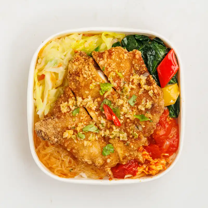 小飯桌 椒麻無骨雞腿飯