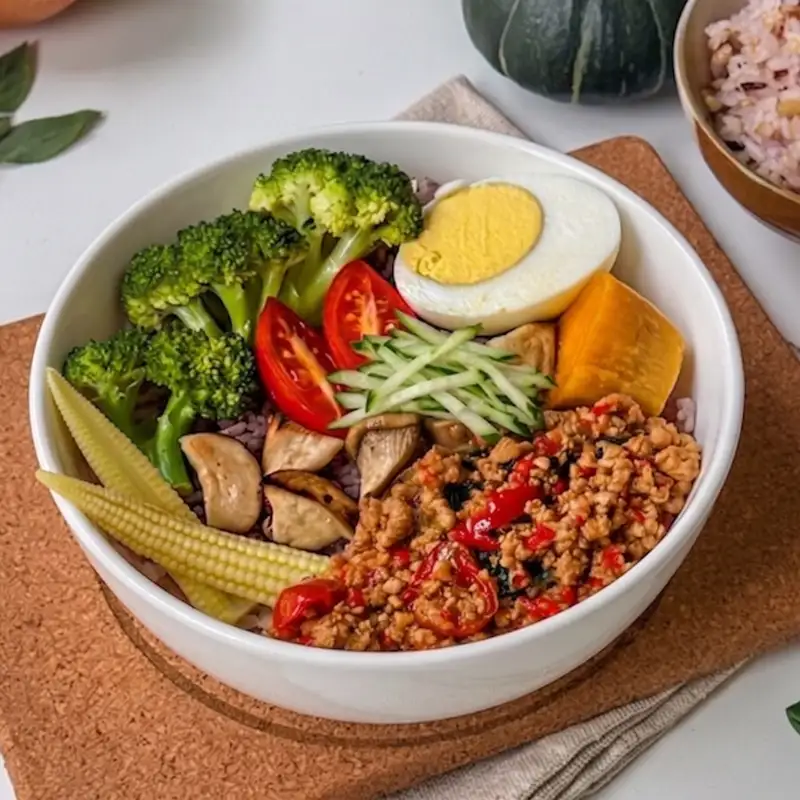 WA私廚風味餐盒 泰式打拋豬肉飯