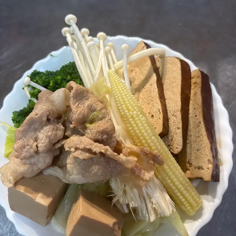潮味決台北松山店 藥膳豬肉烏龍麵(高蛋白餐 )