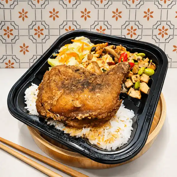 巴豆飽 酥炸雞腿