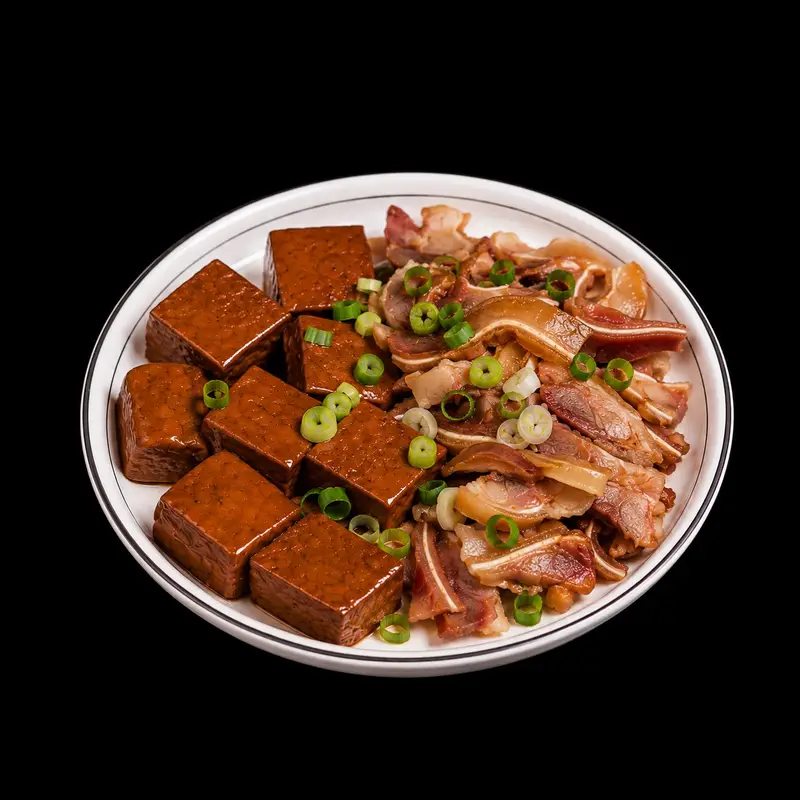 麻麻軒 招牌滷味 (豬頭肉 + 豆干)