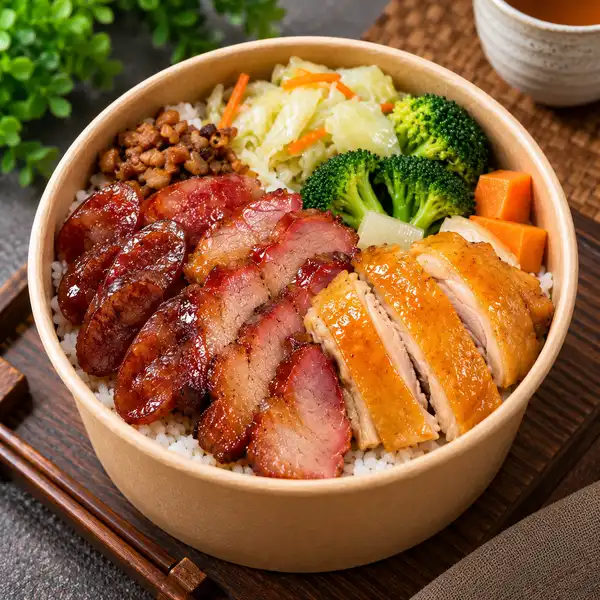 臘鰻兄弟 選擇困難的三寶飯