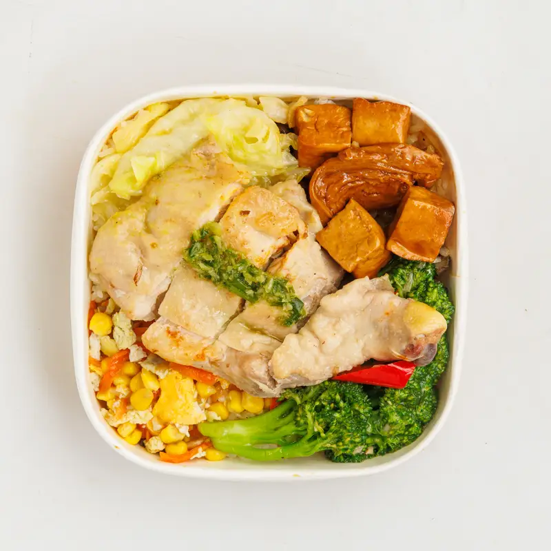 小飯桌 蔥油無骨雞腿飯