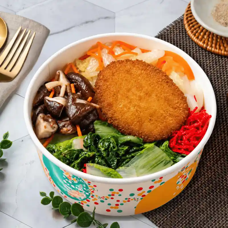 麥便當 素雞排便當(方便素)