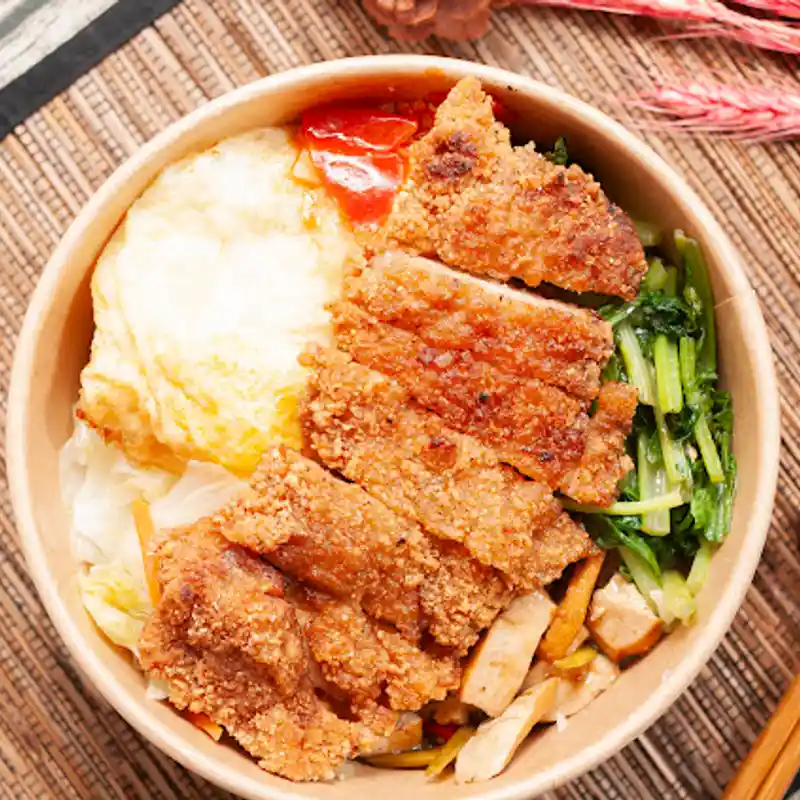 三水江烤肉飯 烤豬排飯