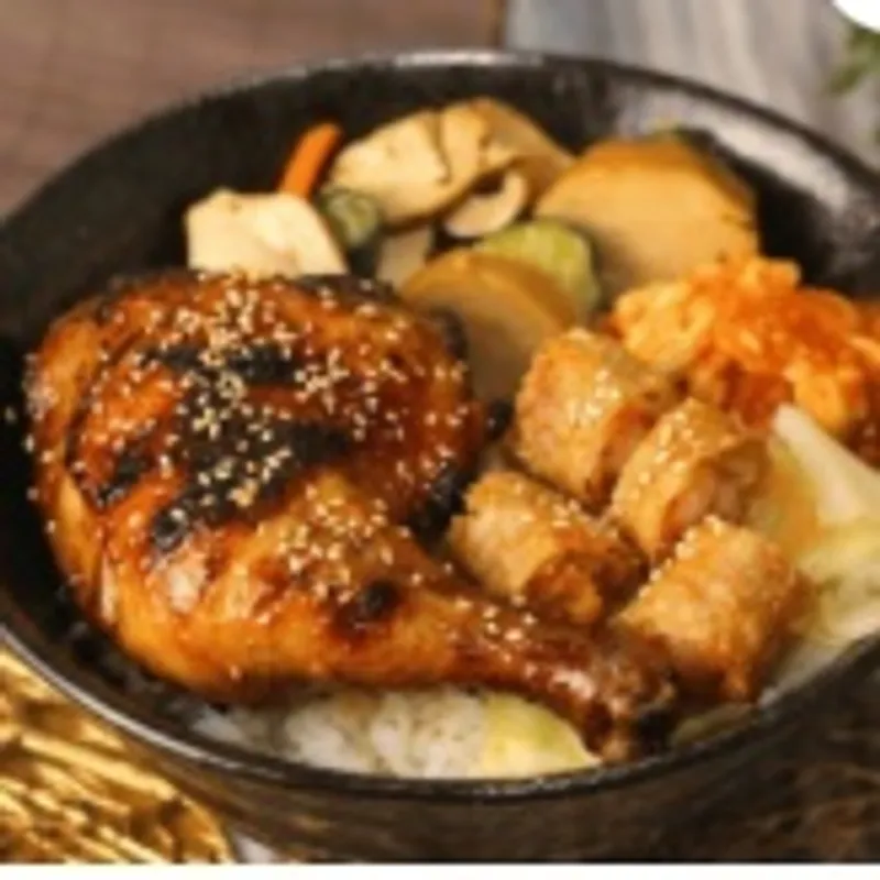 西湖雞腿王 - 遠雄 招牌烤雞腿+蝦卷
