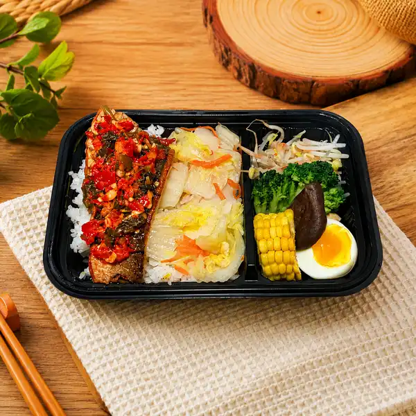 Siid飯健康餐盒 剁椒薄鹽魚排