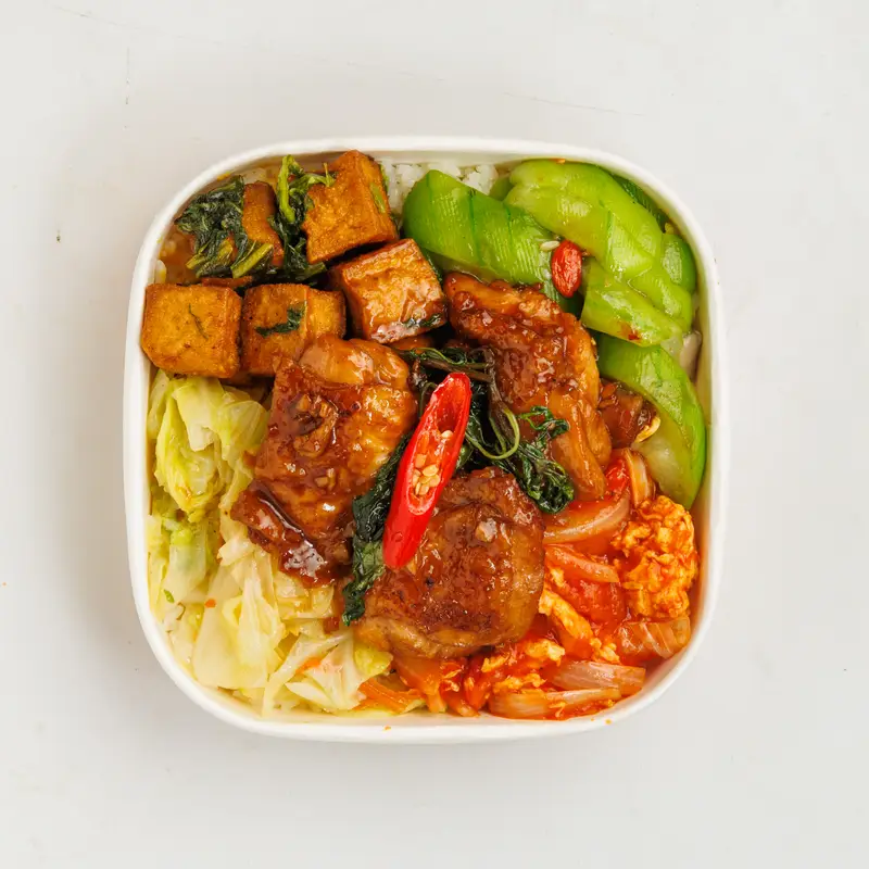小飯桌 塔香三杯雞飯