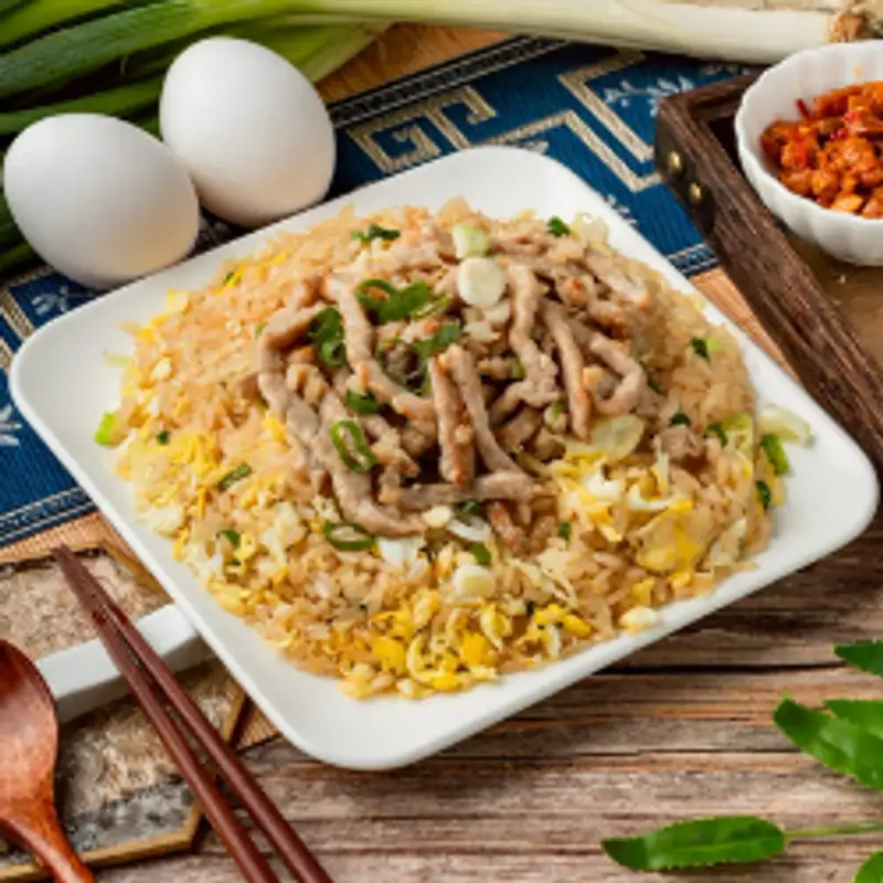 姚炒日嘗台式炒飯 沙茶肉絲雞蛋炒飯