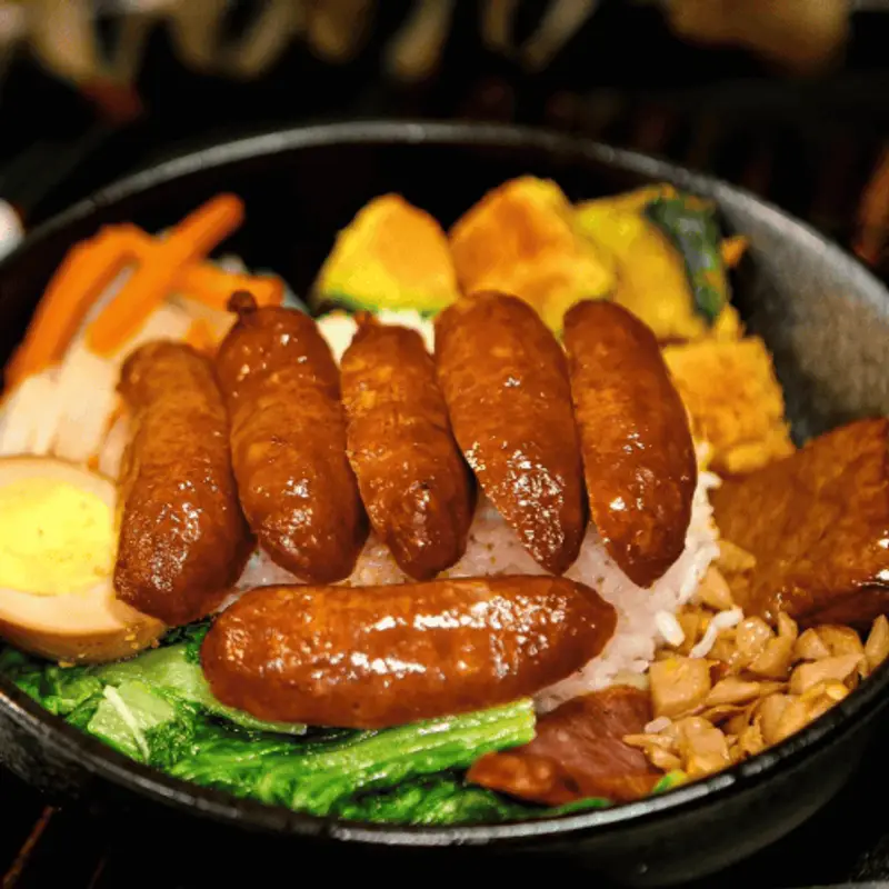 竹林上禾 滿滿香腸飯