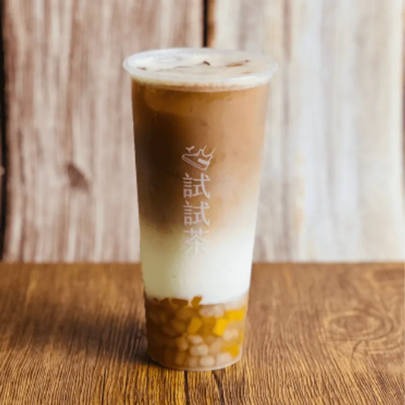 試試茶TryTryTea 小芋圓鮮奶茶