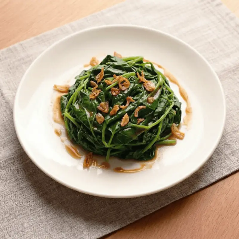 雞優穀養生藥膳 燙青菜