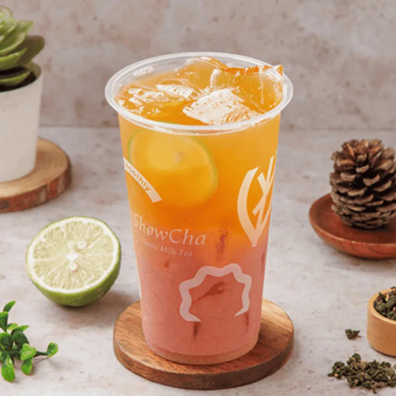 秀茶邸家永吉店 胭脂芭樂檸檬綠