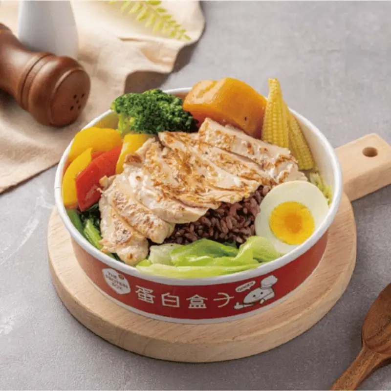 蛋白盒子 八德光復店 香煎黑胡椒雞胸餐盒