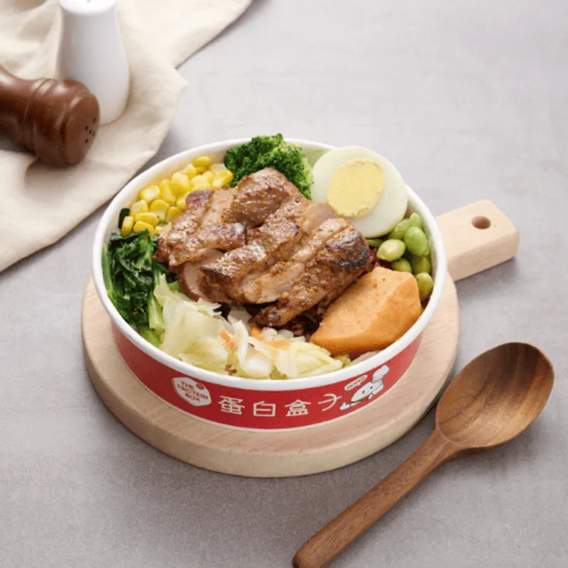 蛋白盒子 八德光復店 青花椒雞腿排餐盒