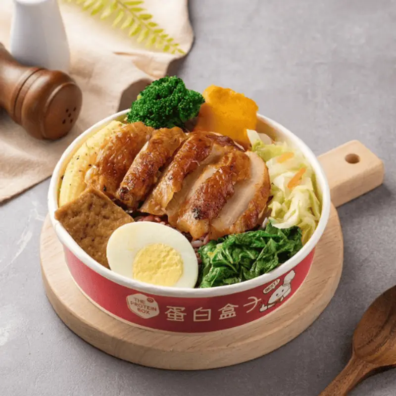 蛋白盒子 八德光復店 紐奧良雞腿排餐盒