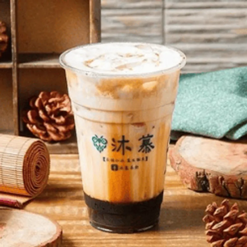 沐慕茶飲 黑糖鮮奶(M)