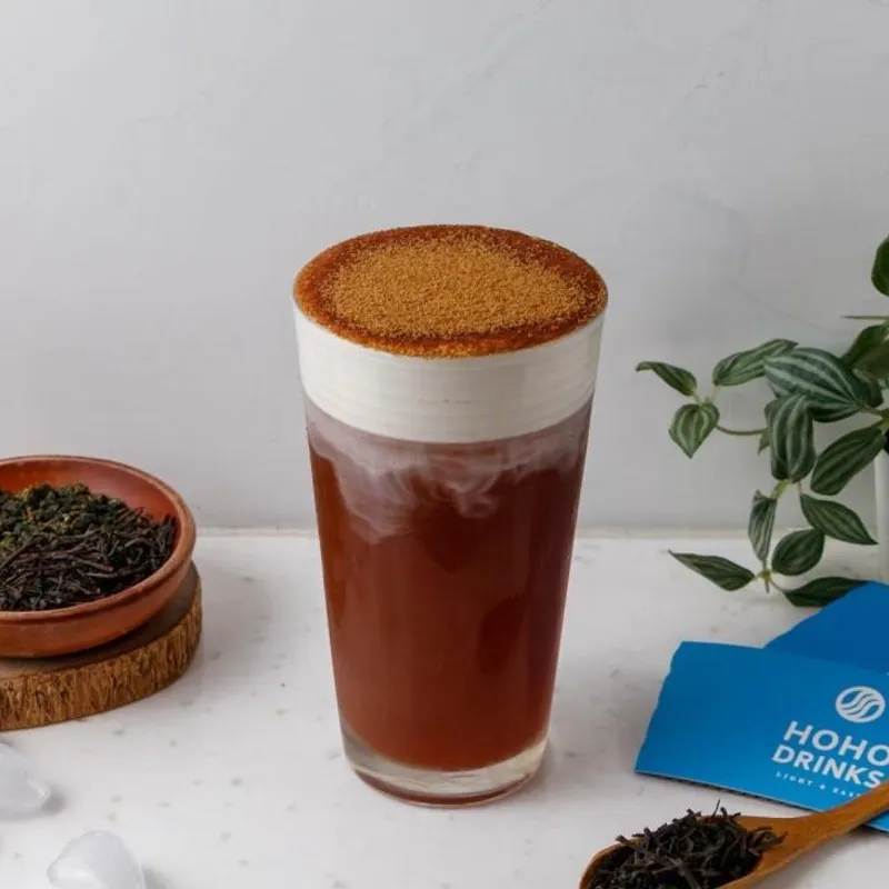 HOHO DRINKS 台北信義 黑糖厚厚炭焙紅