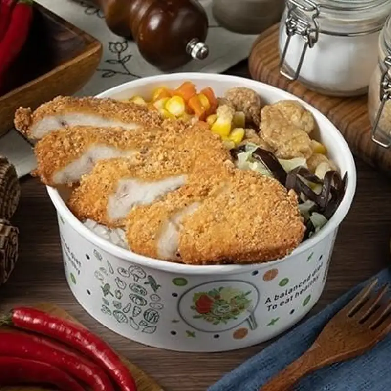 龍記港式燒臘信義店 Golden Chicken Cutlet Rice