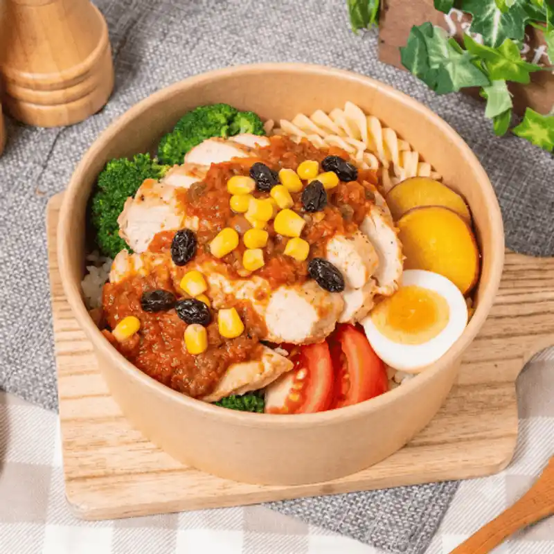 小資餐食長安東店 莎莎醬加量雞肉餐盒