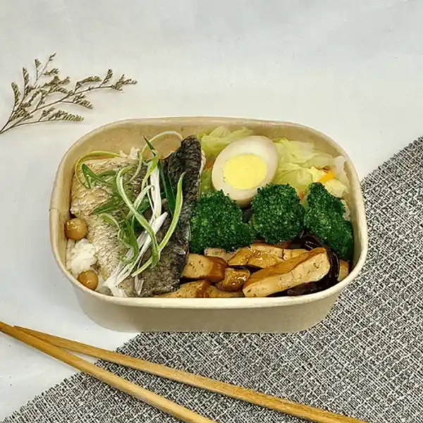 良好食雞 清蒸鱸魚飯