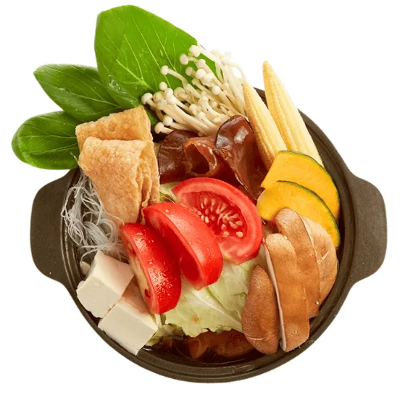 燒石鼎石頭小火鍋信義店 田園鮮蔬鍋