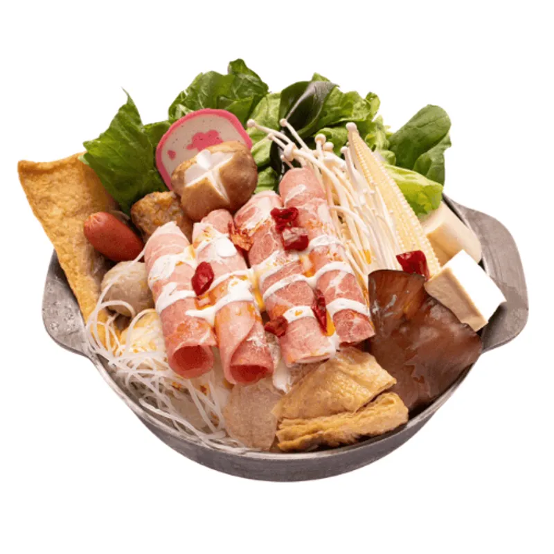 燒石鼎石頭小火鍋信義店 麻辣牛奶鍋