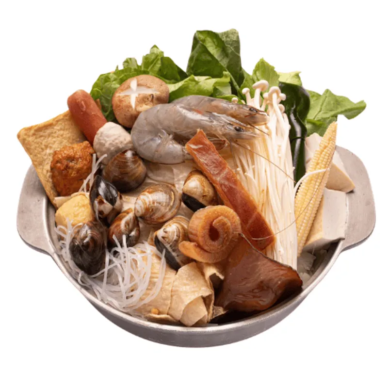 燒石鼎石頭小火鍋信義店 經典海鮮鍋