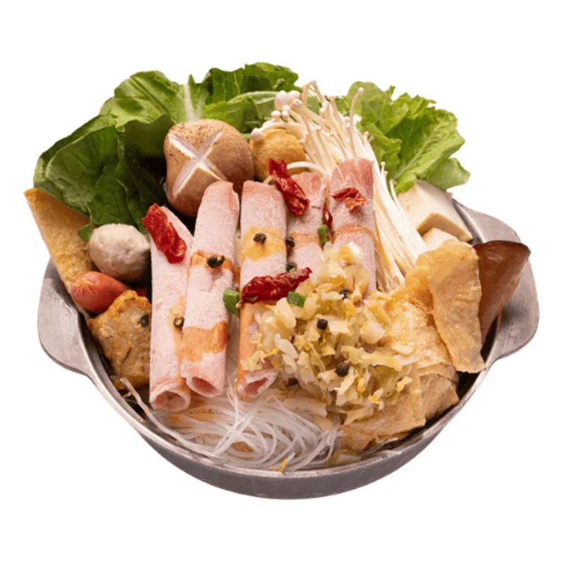 燒石鼎石頭小火鍋信義店 酸菜白肉鍋