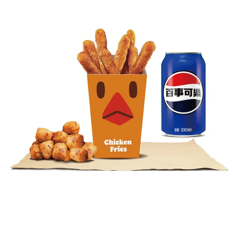 漢堡王敦南店 雞薯條套餐