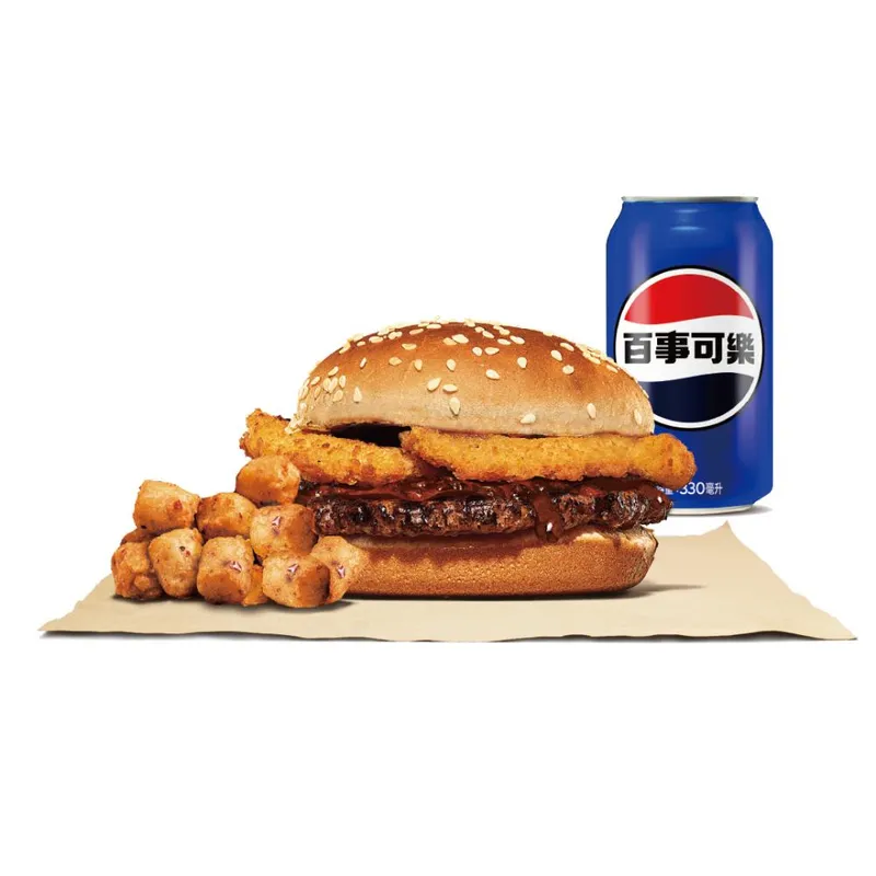 漢堡王敦南店 洋蔥圈牛肉堡套餐