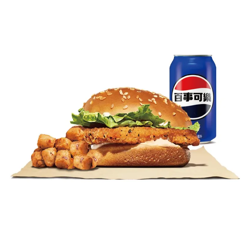 漢堡王敦南店 經典脆雞堡套餐