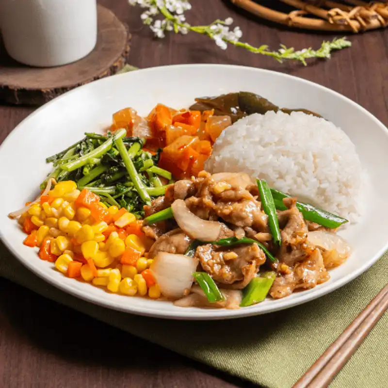 好棒棒快炒 蔥爆豬肉飯