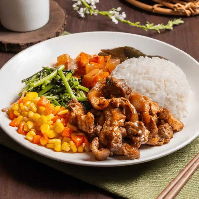 好棒棒快炒 腿庫肉飯