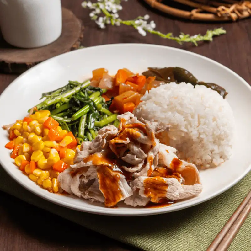 好棒棒快炒 蒜泥白肉飯