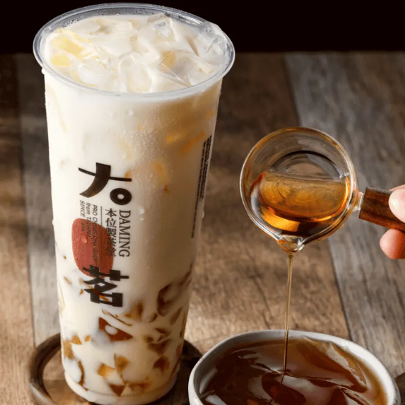 大茗台北通化店 烤糖蕎麥凍奶青