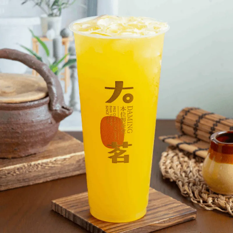 大茗台北通化店 柳橙翡翠青