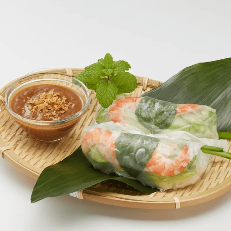 越迷越式輕食 鮮蝦火腿春捲