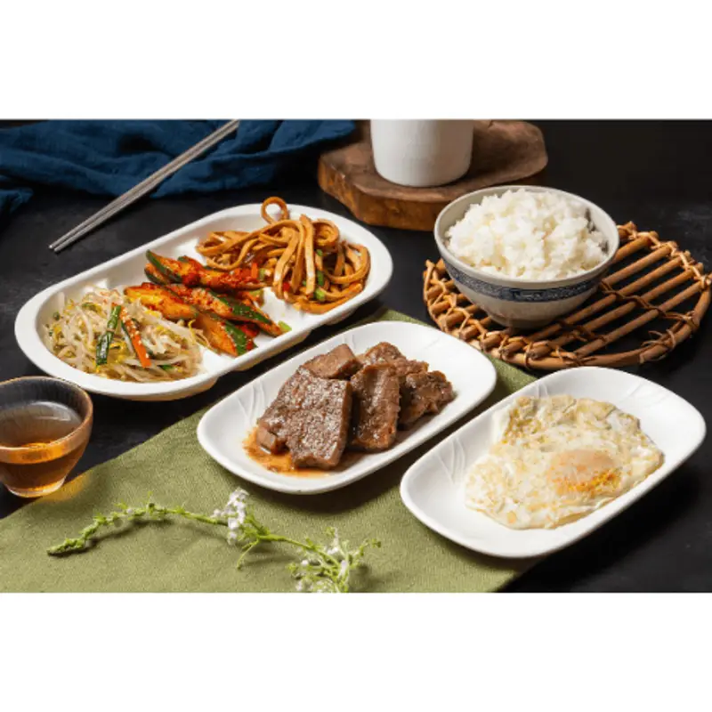 福生園 鐵板牛小排定食
