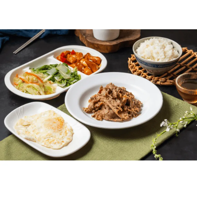 福生園 鐵板羊肉定食