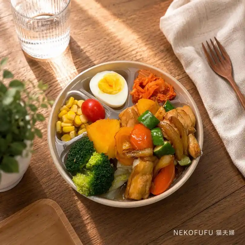 猫夫婦 野菜黑醋鷄
