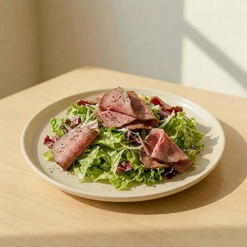 漫步藍咖啡松勤店 經典牛肉沙拉