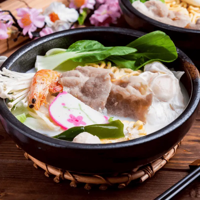 火山一鍋 牛奶豬肉鍋