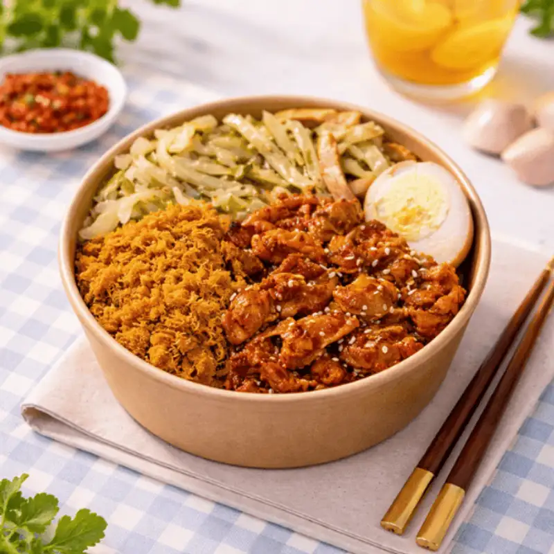享念販糰 歐巴泡菜豬便當