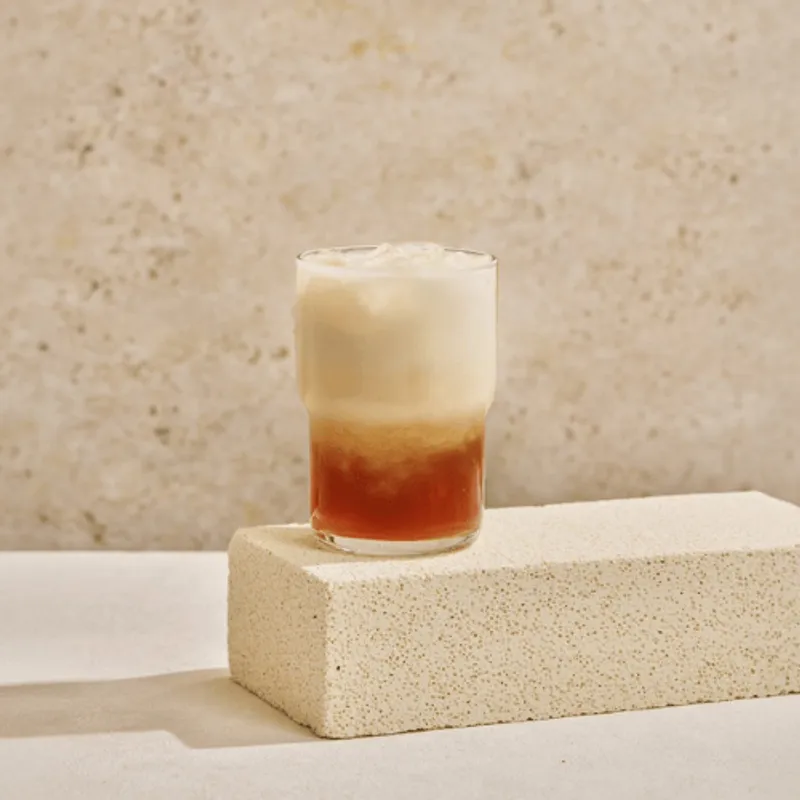 發發牧場伊通店 茶中香檳鮮奶茶(L)