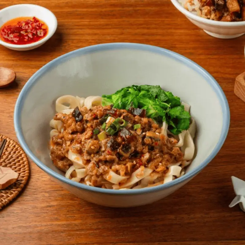 李家小館 皮蛋麵疙瘩
